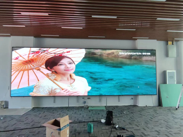 宜秀P1.53led小间距屏安装案例